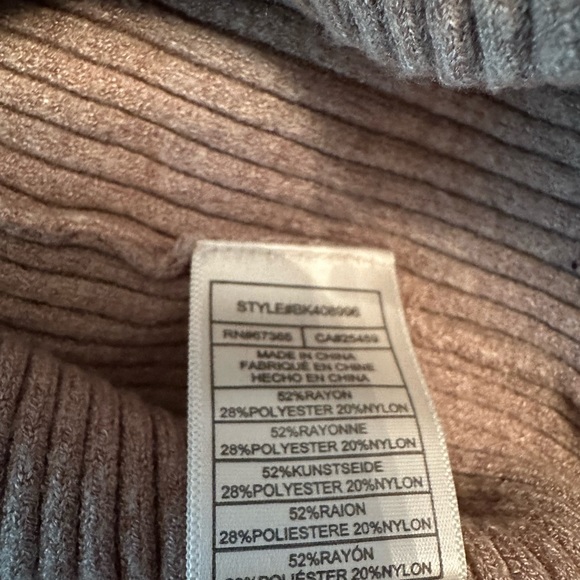 BB Dakota Sweater of Intent Midi Dress in Taupe - Picture 3 of 4